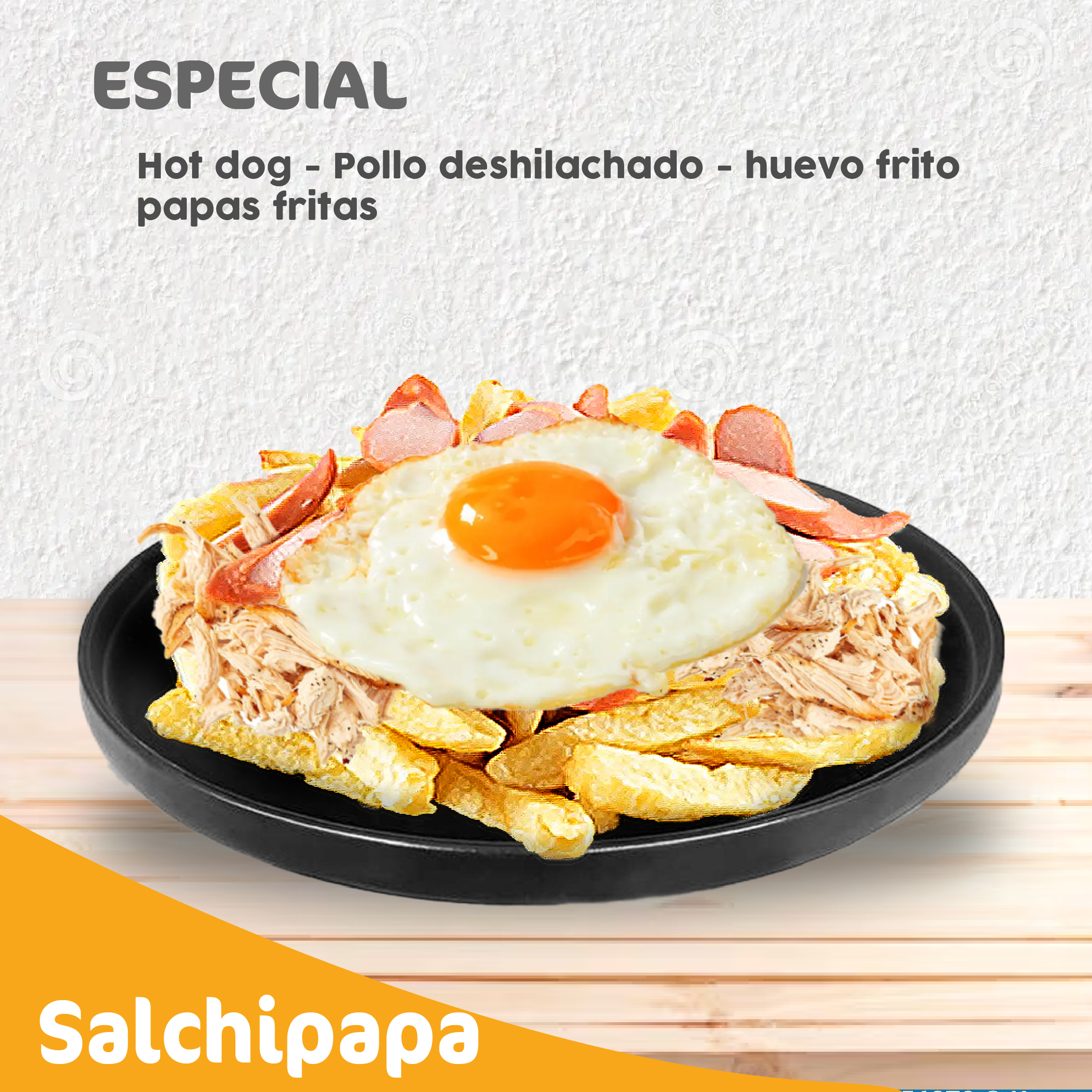 Salchipapa Especial
