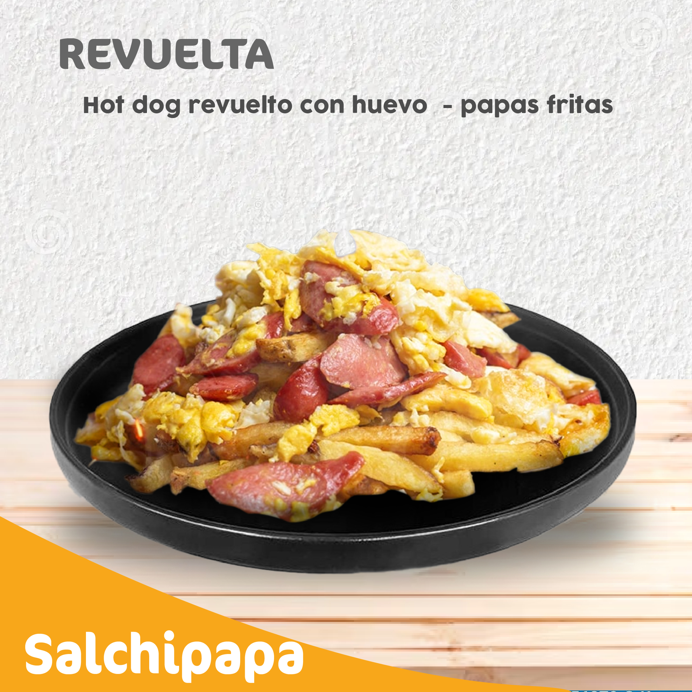 Salchipapa Revuelta