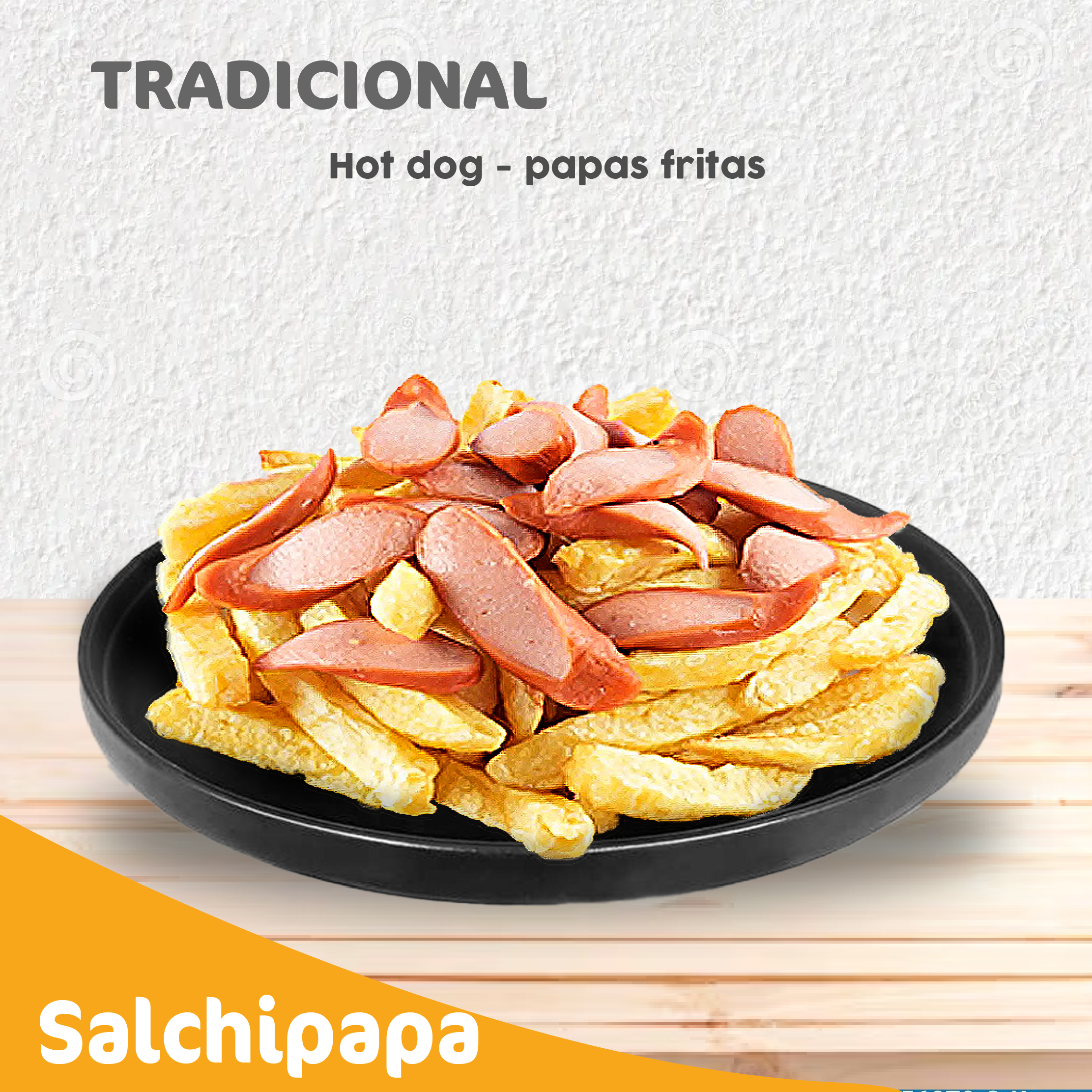 Salchipapa Tradicional